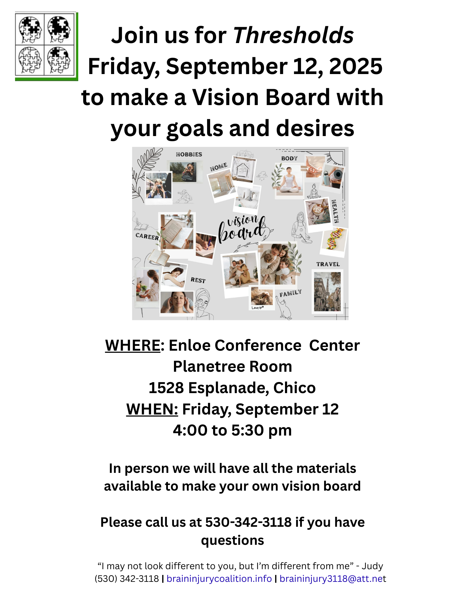 September Thresholds Event Flyer
